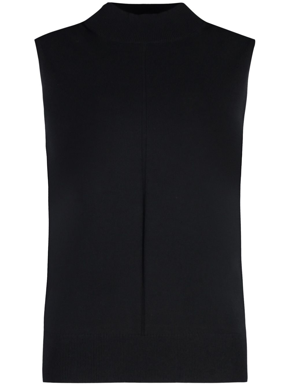 Calvin Klein fine-knit top - Black von Calvin Klein