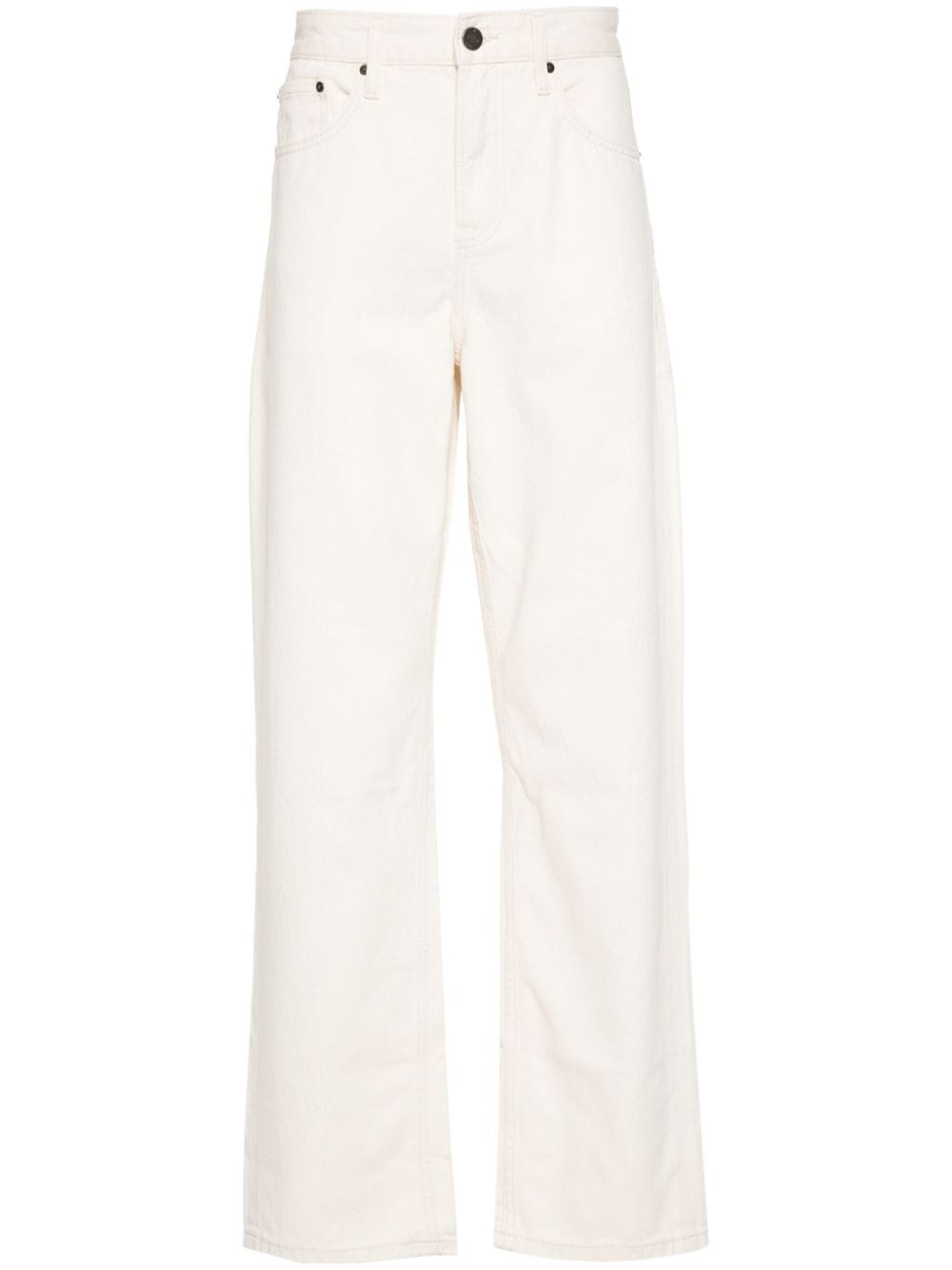 Calvin Klein five-pocket straight-leg jeans - White von Calvin Klein