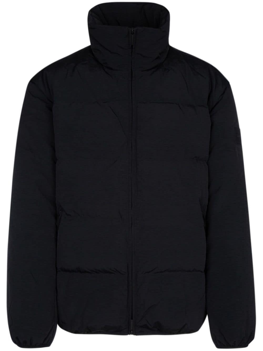 Calvin Klein high-neck padded jacket - Black von Calvin Klein