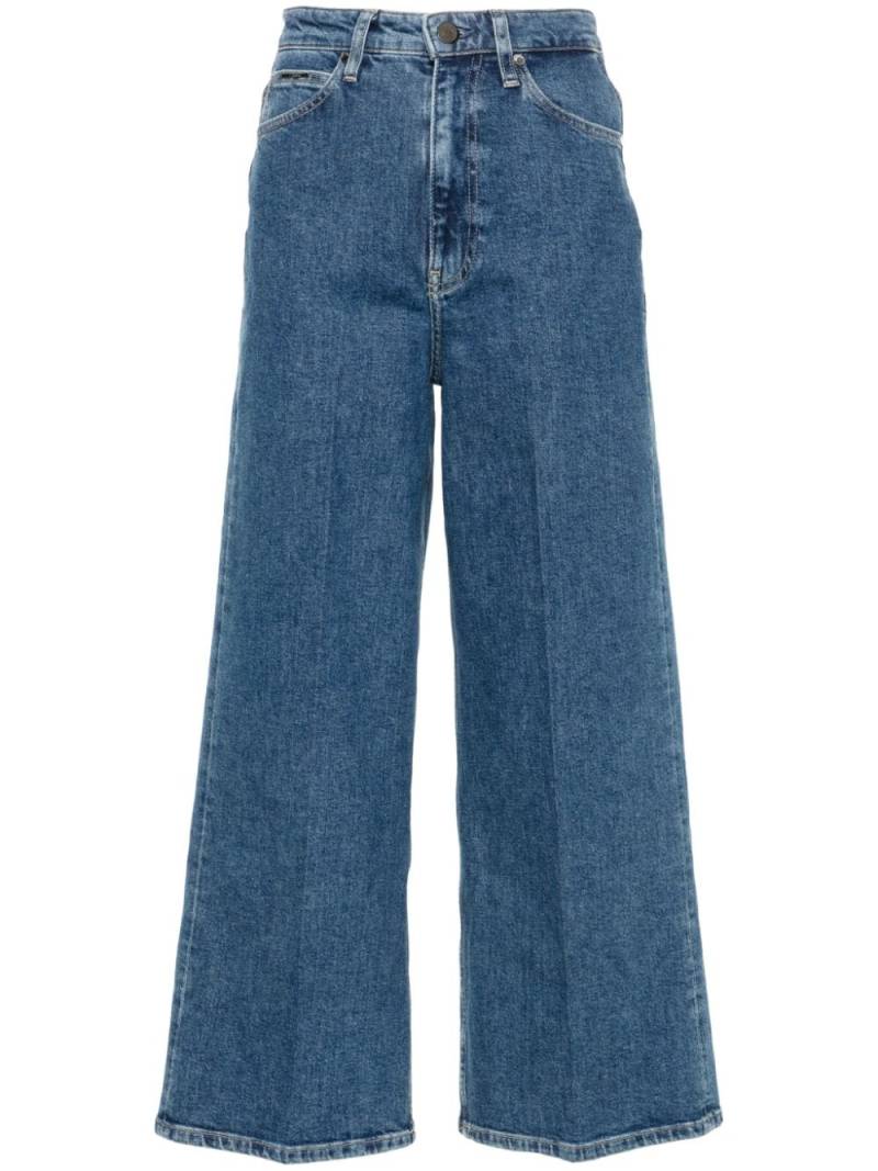 Calvin Klein high-rise wide-leg jeans - Blue von Calvin Klein