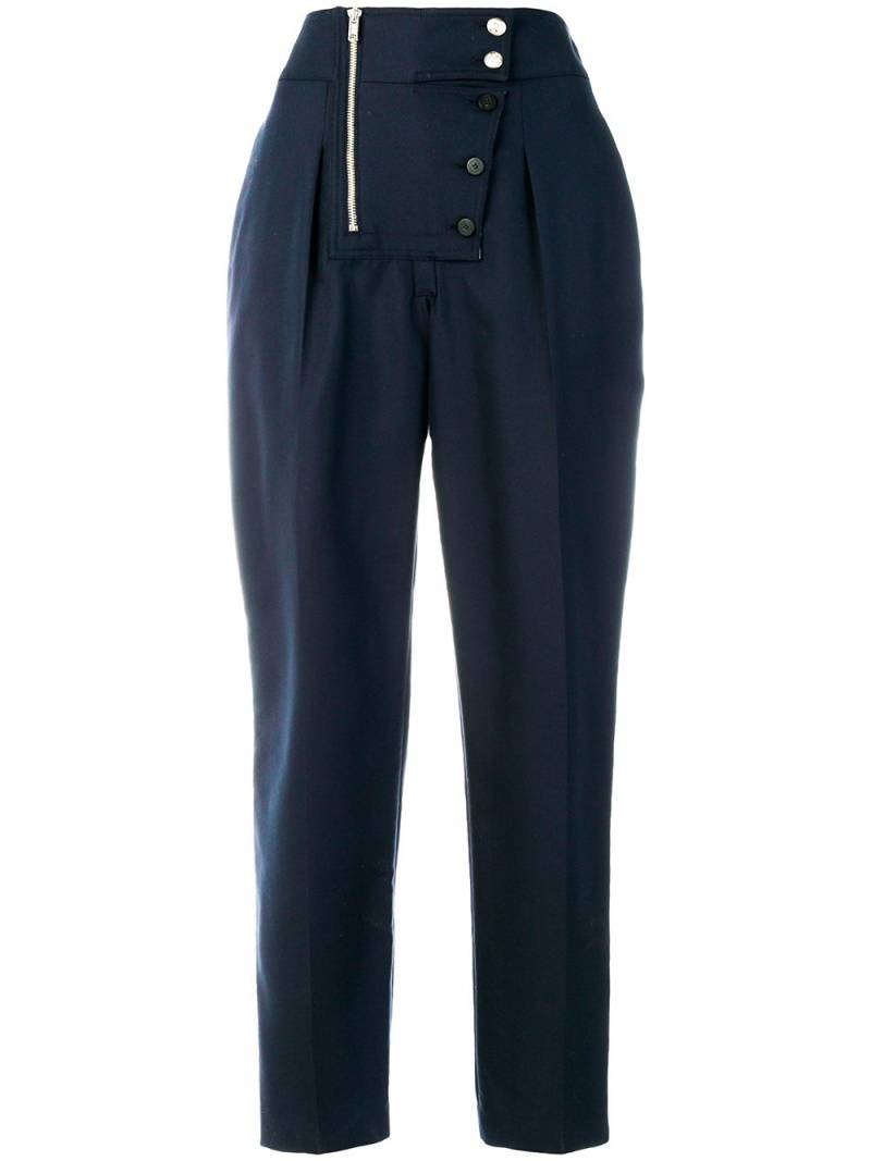 Calvin Klein high waisted trousers - Blue von Calvin Klein