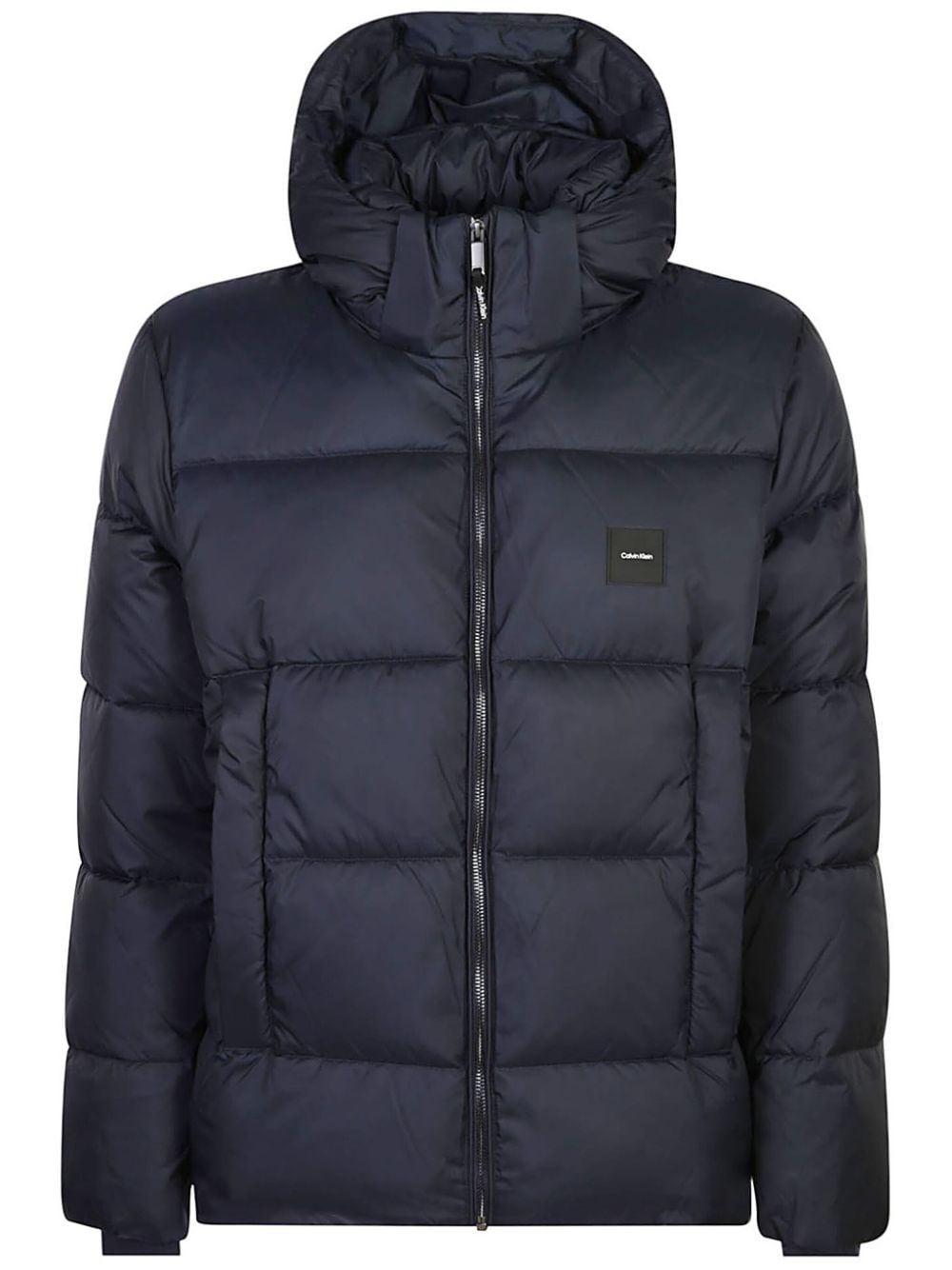 Calvin Klein hooded quilted puffer jacket - Blue von Calvin Klein