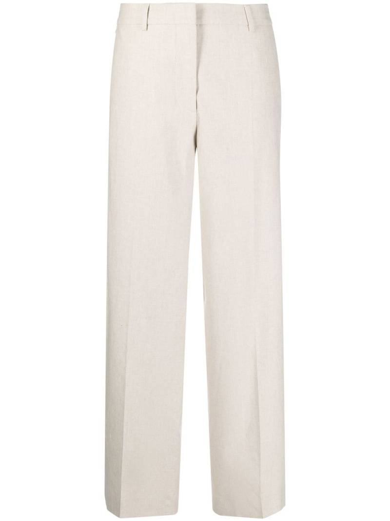 Calvin Klein knitted wide-leg trousers - Neutrals von Calvin Klein