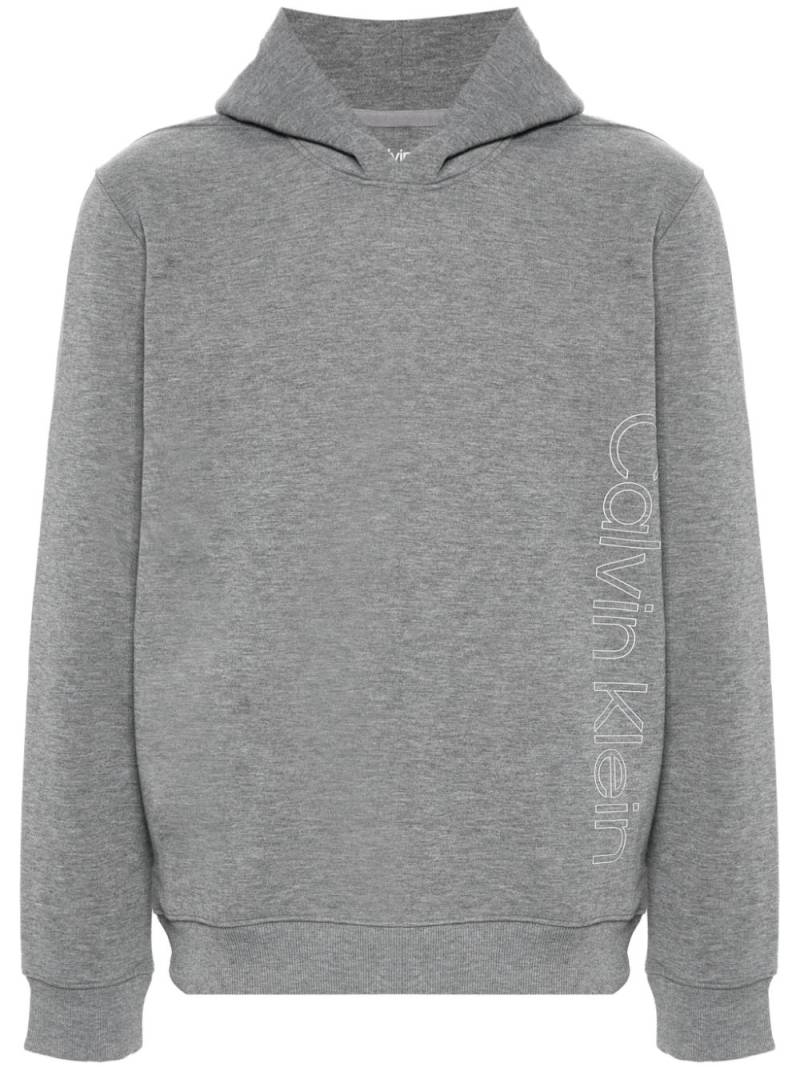 Calvin Klein logo-lettering hoodie - Grey von Calvin Klein