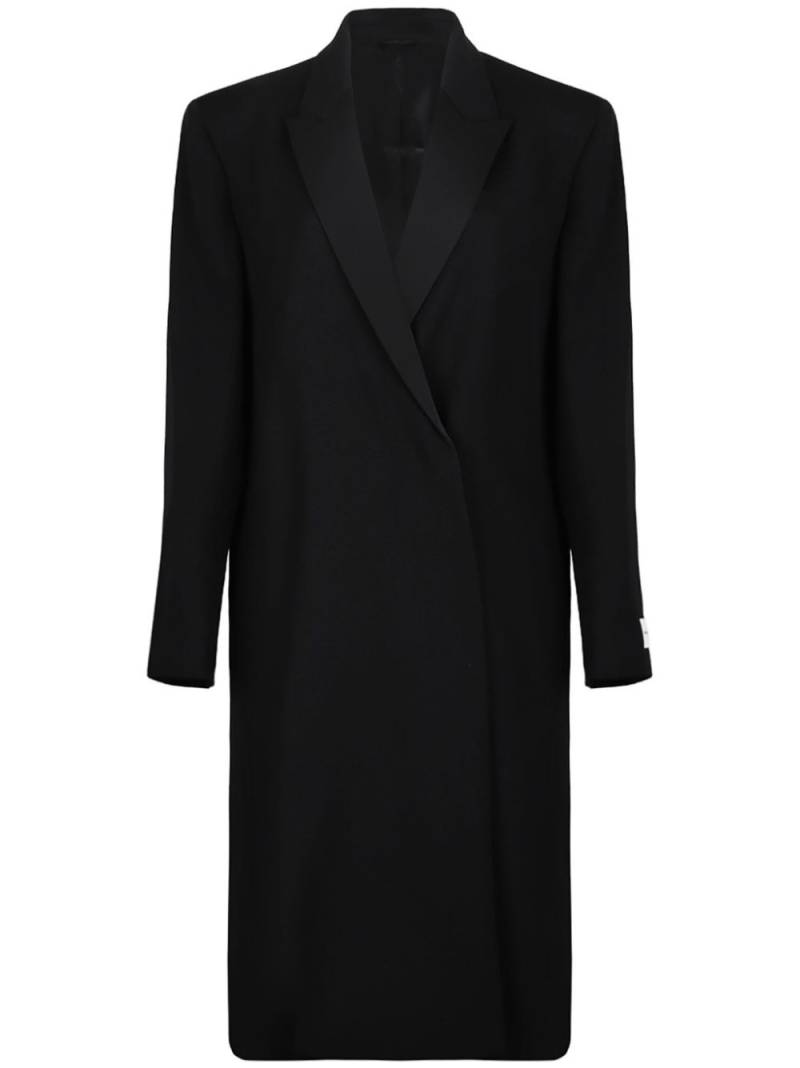 Calvin Klein logo-patch coat - Black von Calvin Klein