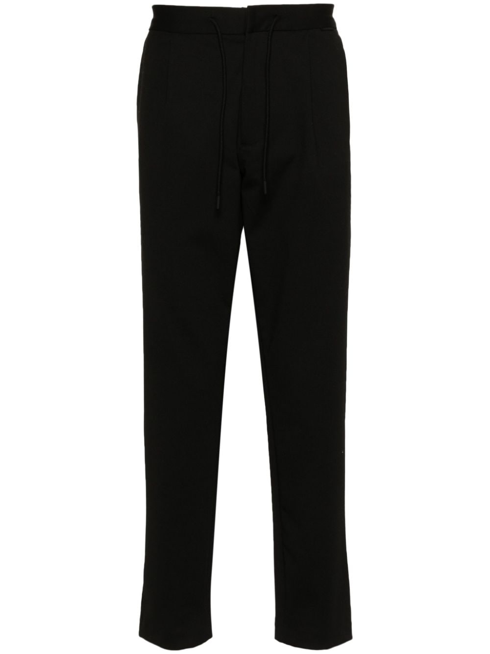 Calvin Klein logo-patch trousers - Black von Calvin Klein