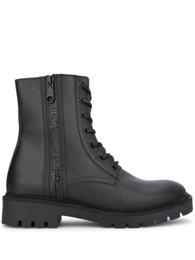 Calvin Klein logo-print boots - Black von Calvin Klein