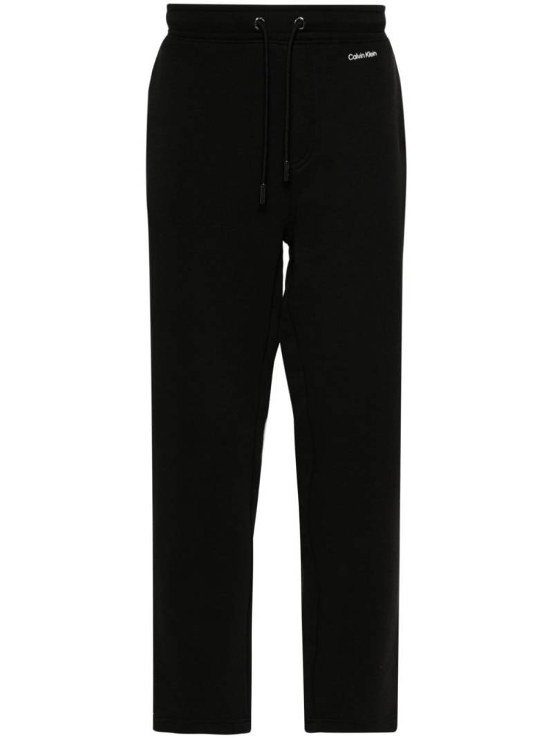 Calvin Klein logo-print drawstring track pants - Black von Calvin Klein