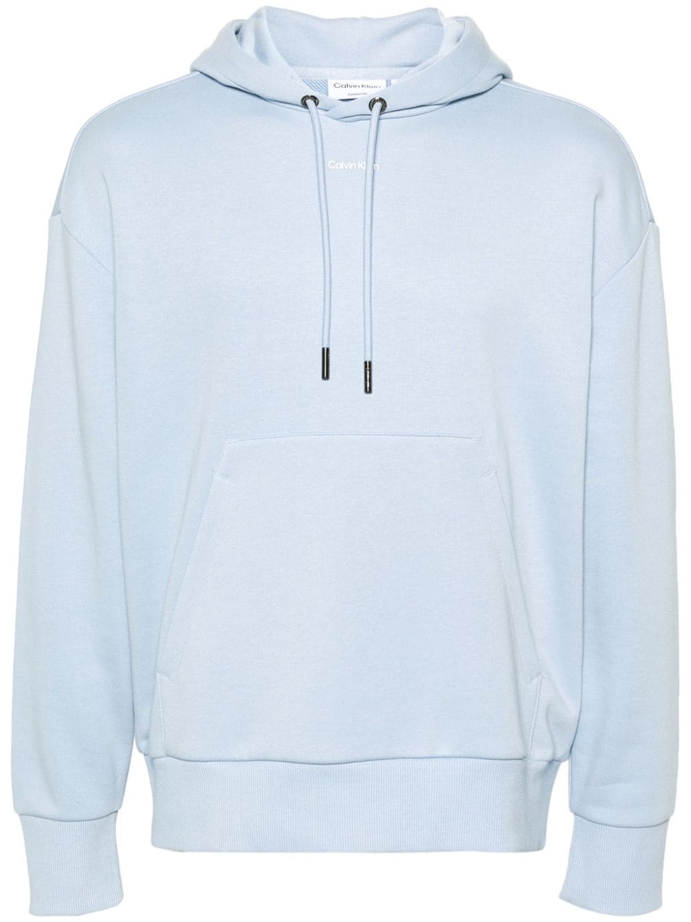 Calvin Klein logo-print hoodie - Blue von Calvin Klein