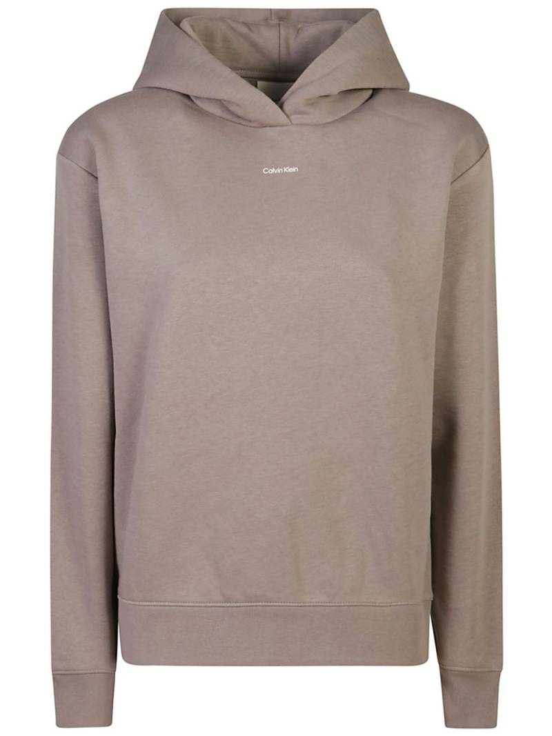 Calvin Klein logo-print hoodie - Grey von Calvin Klein