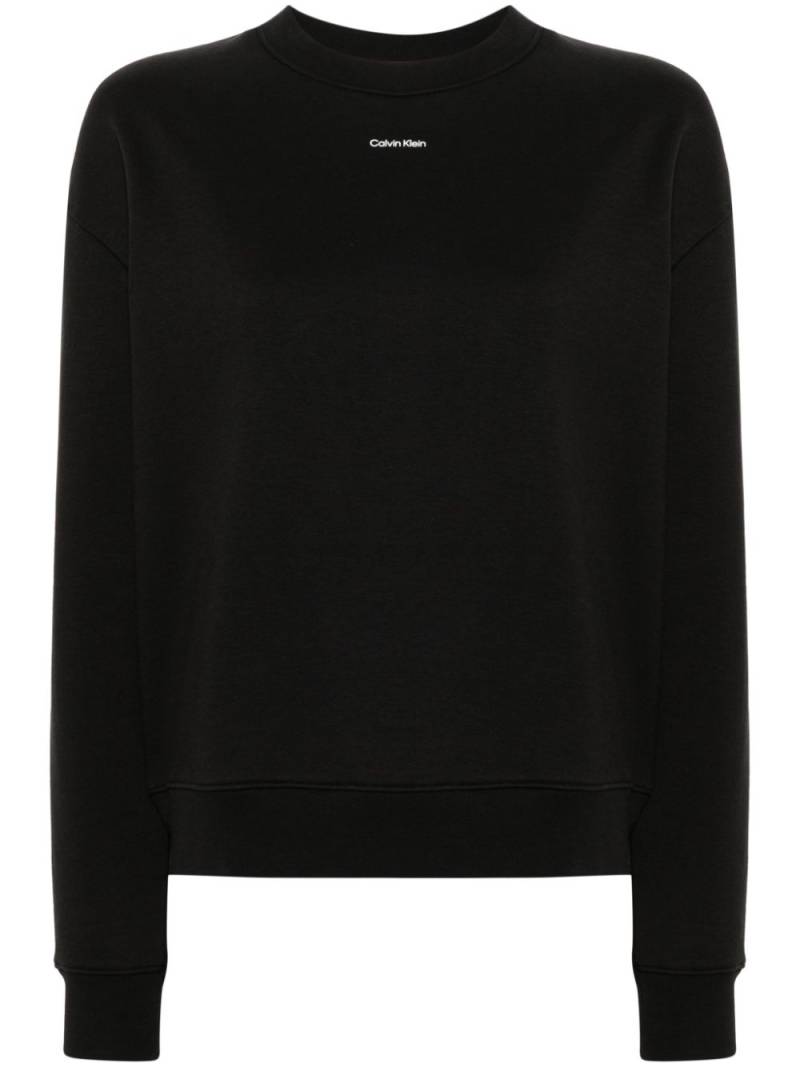 Calvin Klein logo-print sweatshirt - Black von Calvin Klein