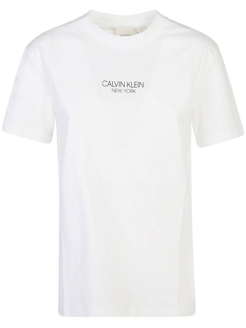 Calvin Klein logo-print t-shirt - White von Calvin Klein