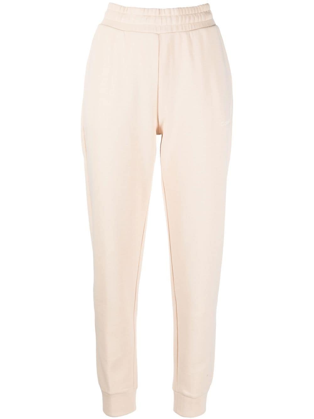 Calvin Klein logo-print track pants - Neutrals von Calvin Klein