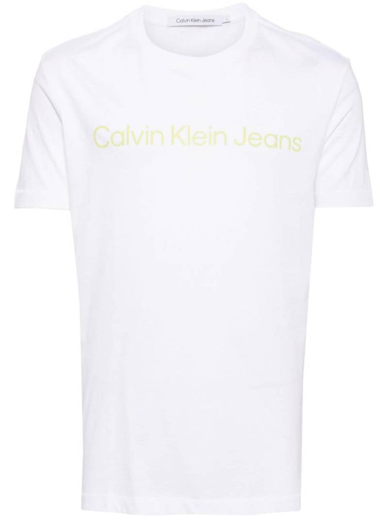 Calvin Klein logo-printed t-shirt - White von Calvin Klein