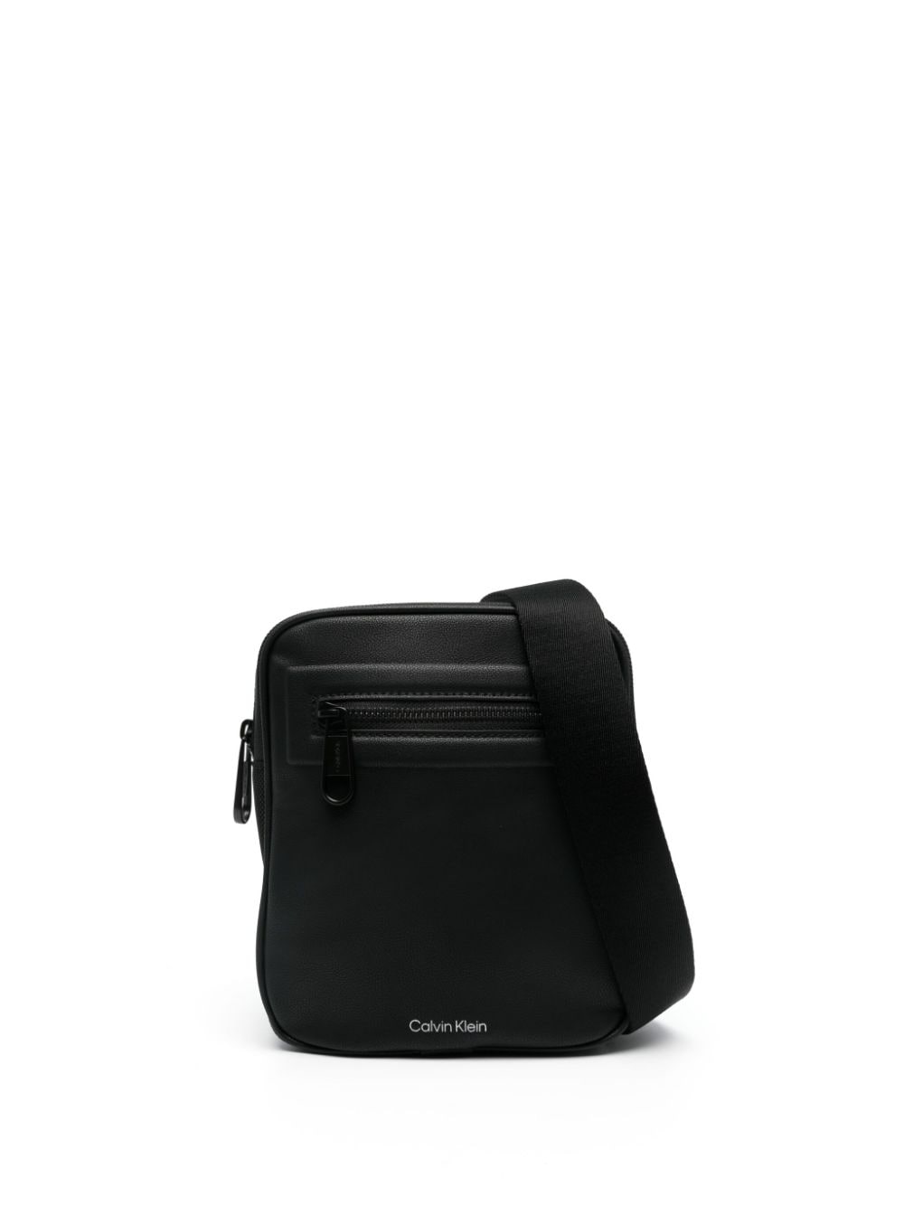 Calvin Klein logo-stamp messenger bag - Black von Calvin Klein