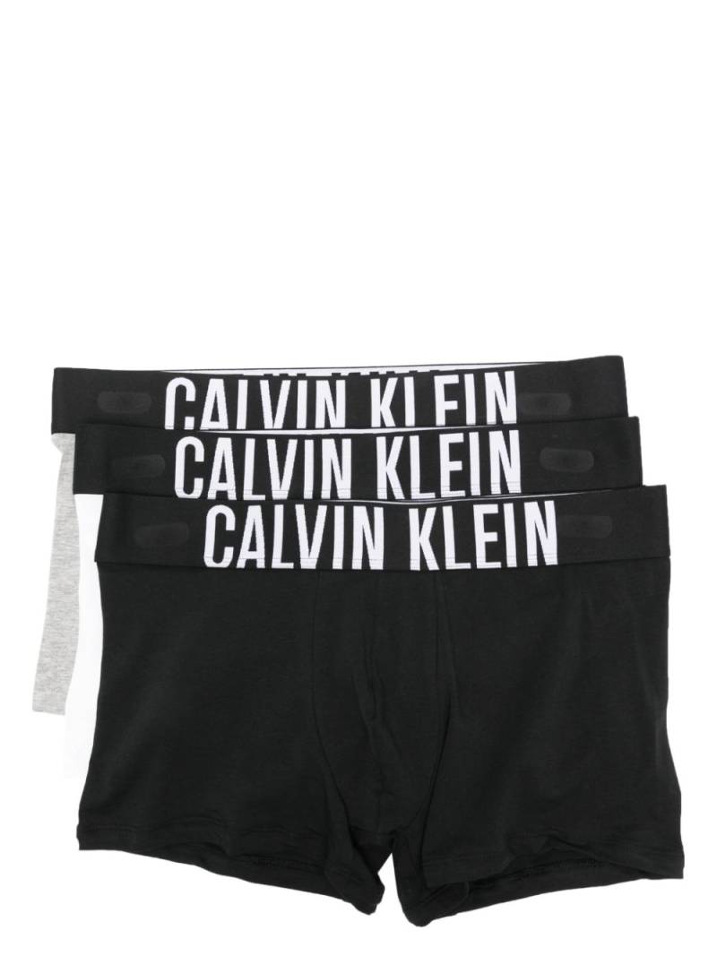 Calvin Klein logo-waistband boxers (pack of three) - Black von Calvin Klein