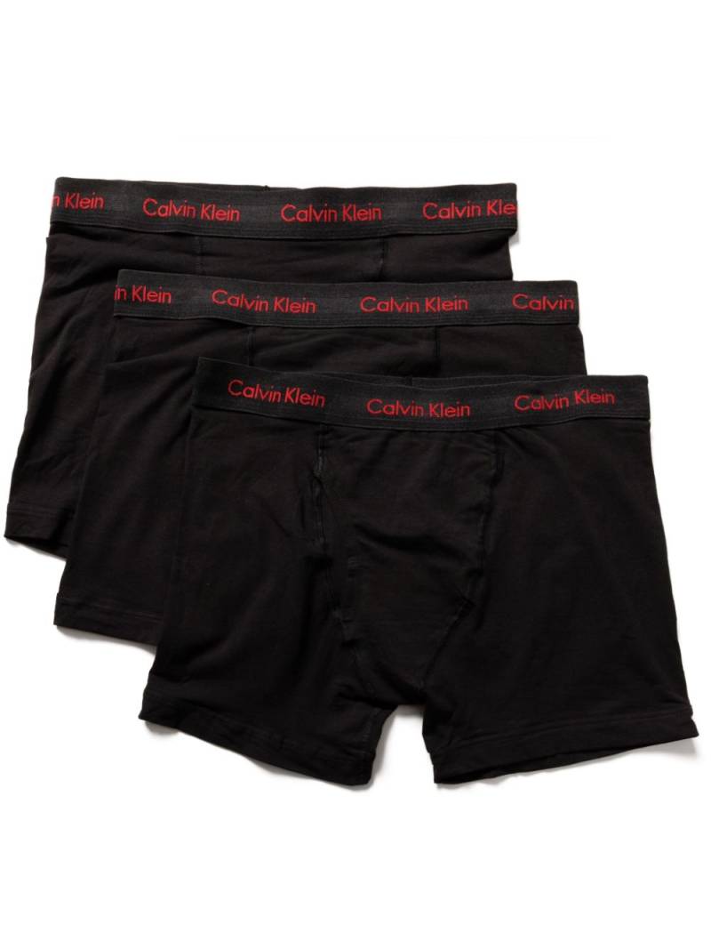 Calvin Klein logo-waistband boxers (pack of three) - Black von Calvin Klein