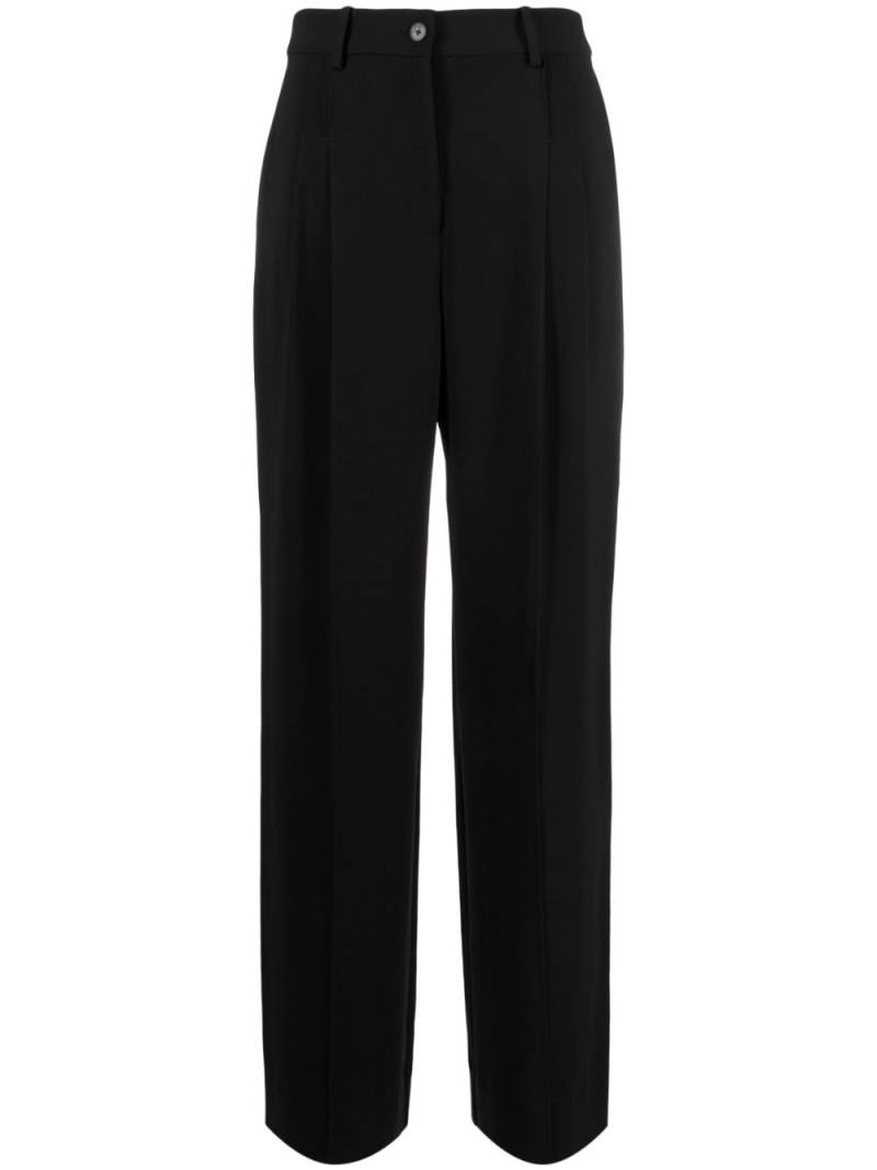 Calvin Klein mid-rise wide-leg trousers - Black von Calvin Klein