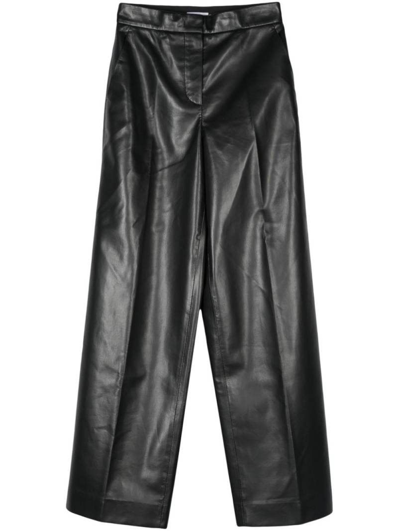 Calvin Klein mid-waist straight-leg trousers - Black von Calvin Klein