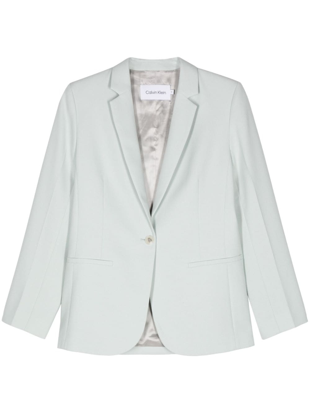 Calvin Klein notched-lapels single-breasted blazer - Green von Calvin Klein