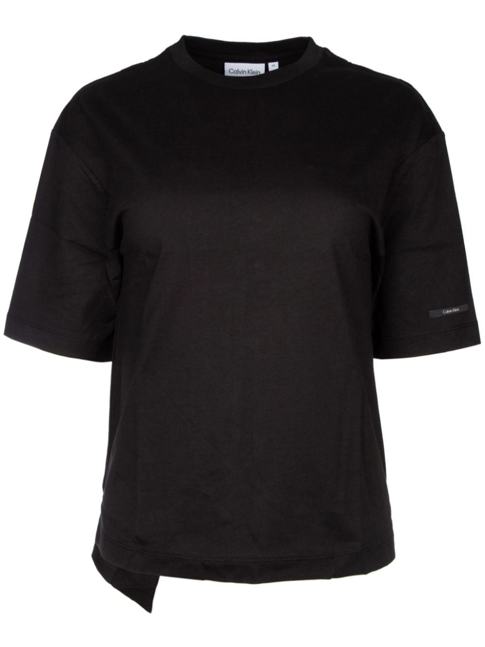 Calvin Klein open-back round-neck T-shirt - Black von Calvin Klein