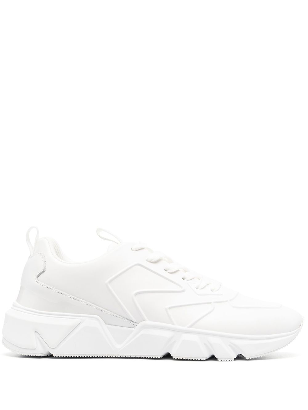 Calvin Klein panelled low-top chunky sneakers - White von Calvin Klein