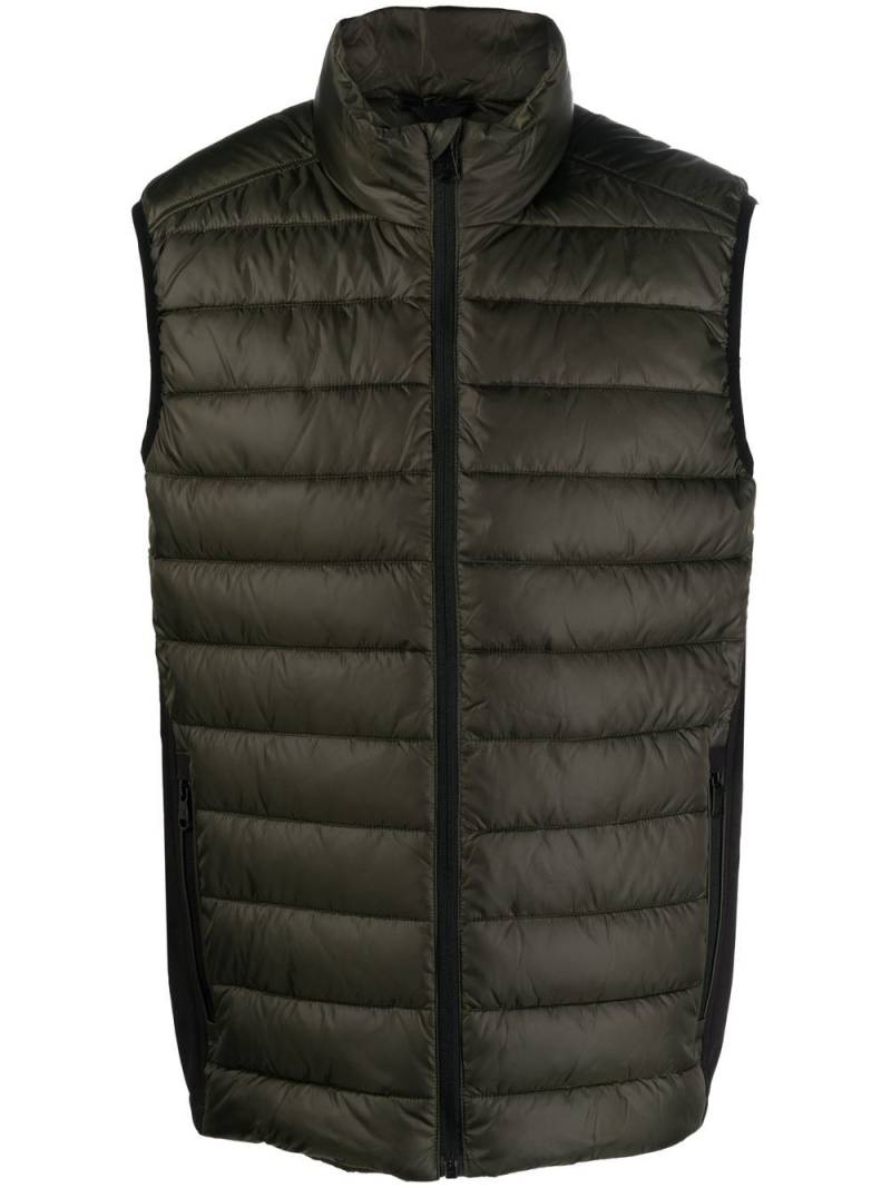 Calvin Klein quilted-finish zip-up vest - Blue von Calvin Klein