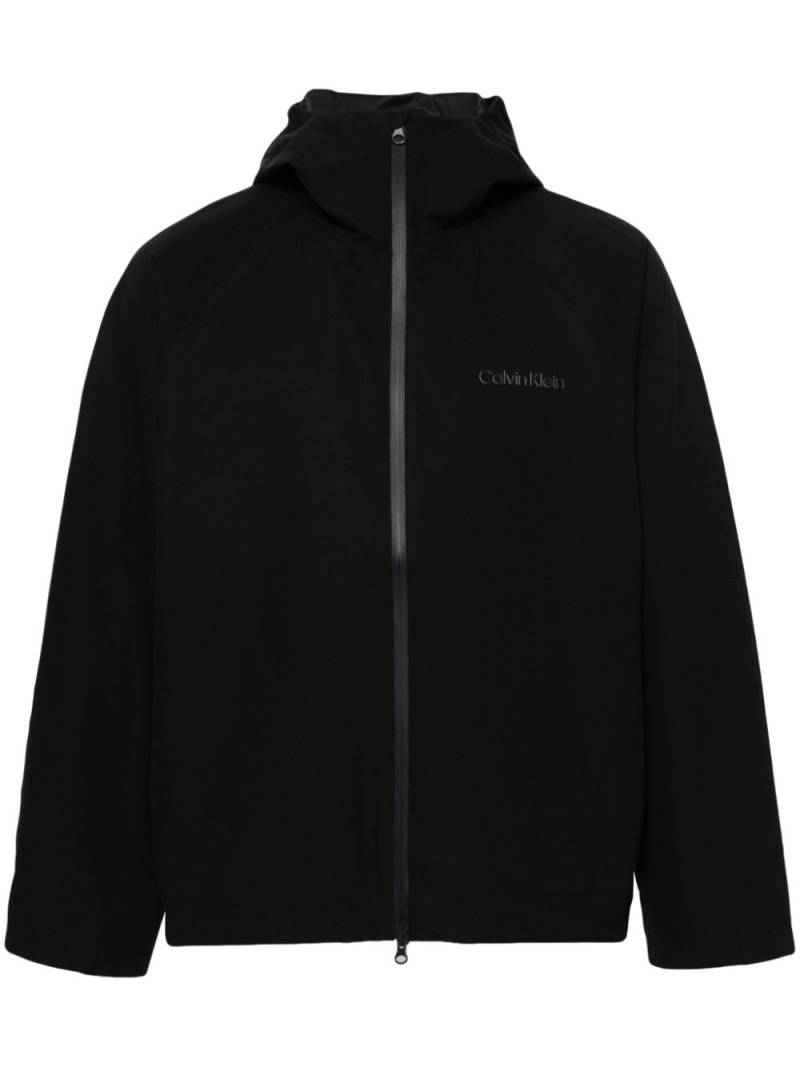 Calvin Klein raised-logo jacket - Black von Calvin Klein