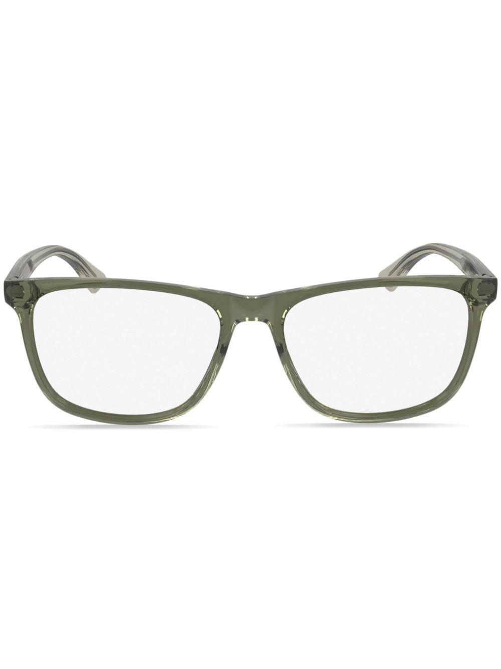 Calvin Klein rectangle-frame glasses - Green von Calvin Klein