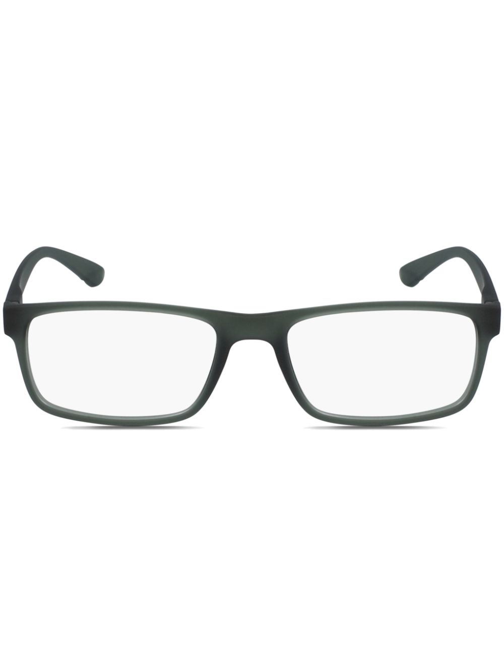 Calvin Klein rectangle-frame glasses - Green von Calvin Klein