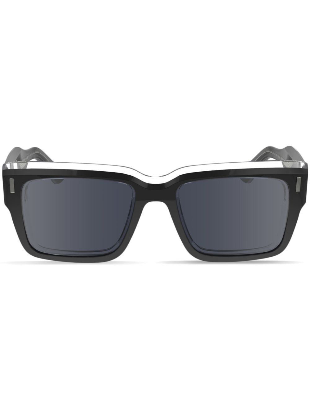 Calvin Klein rectangle-frame sunglasses - Black von Calvin Klein