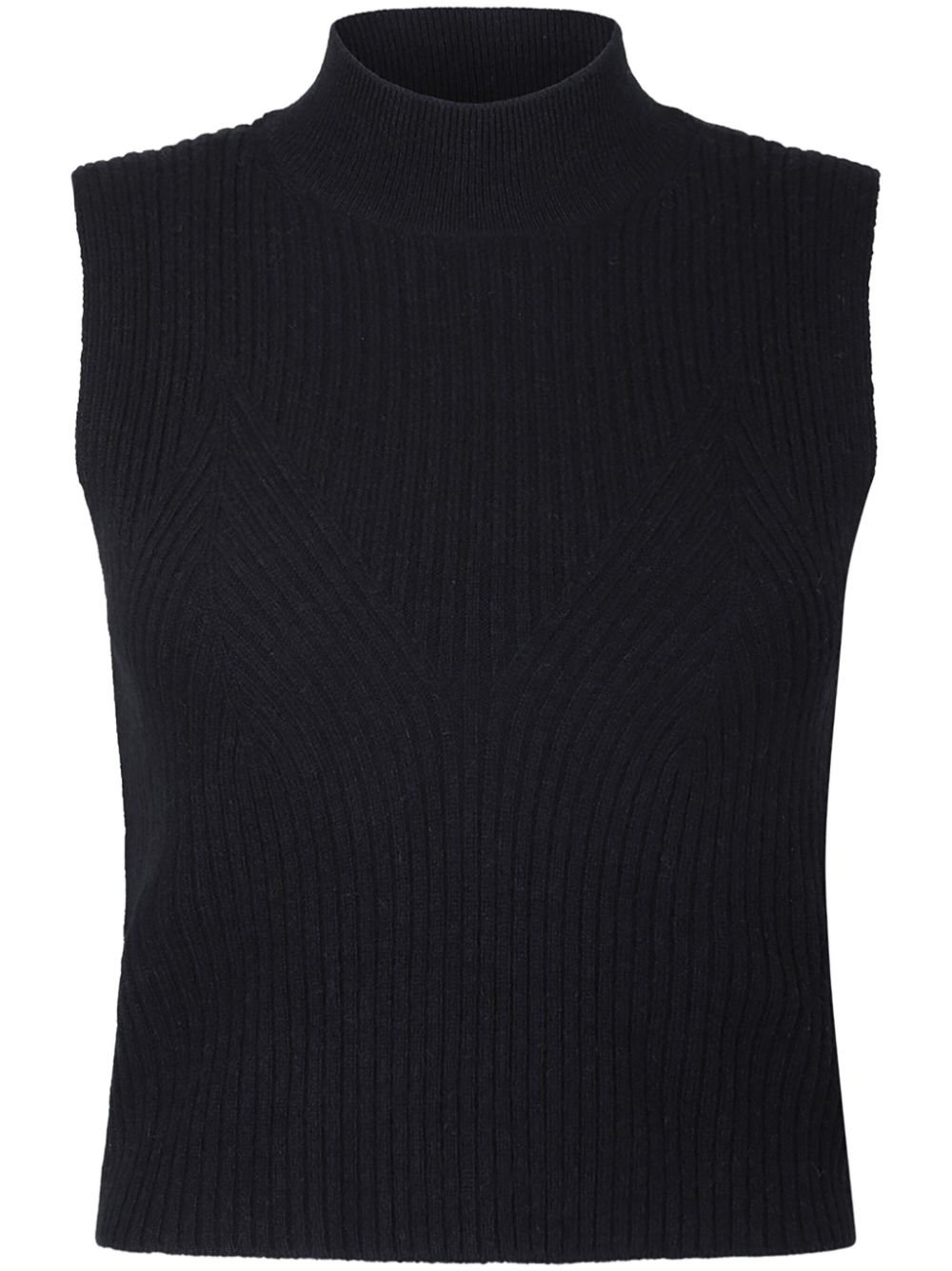 Calvin Klein ribbed-knit top - Black von Calvin Klein