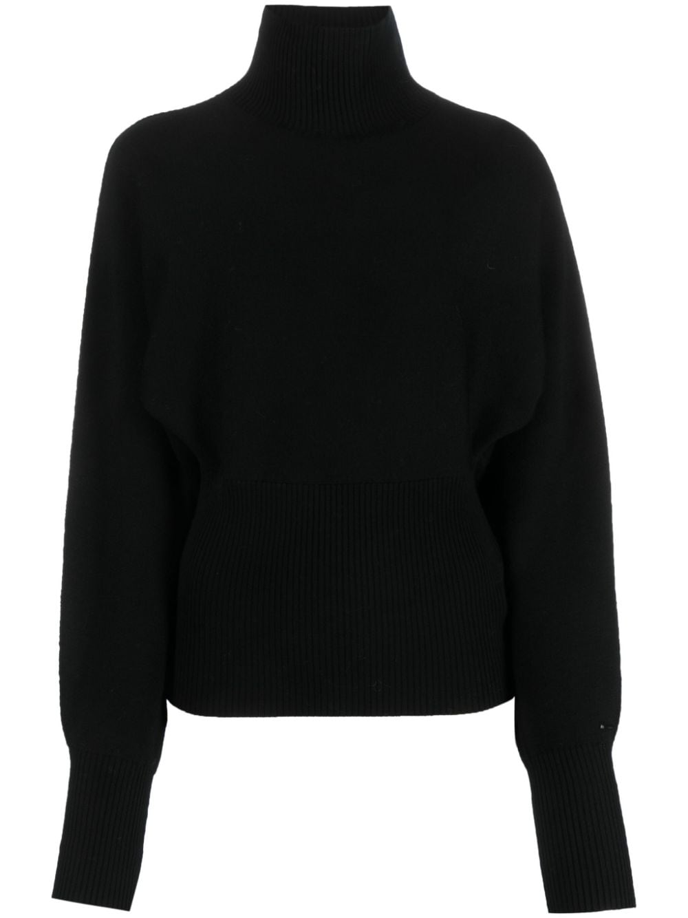 Calvin Klein roll-neck ribbed-knit jumper - Black von Calvin Klein