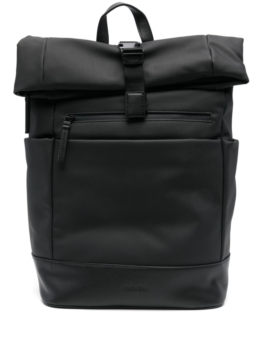 Calvin Klein roll-top backpack - Black von Calvin Klein