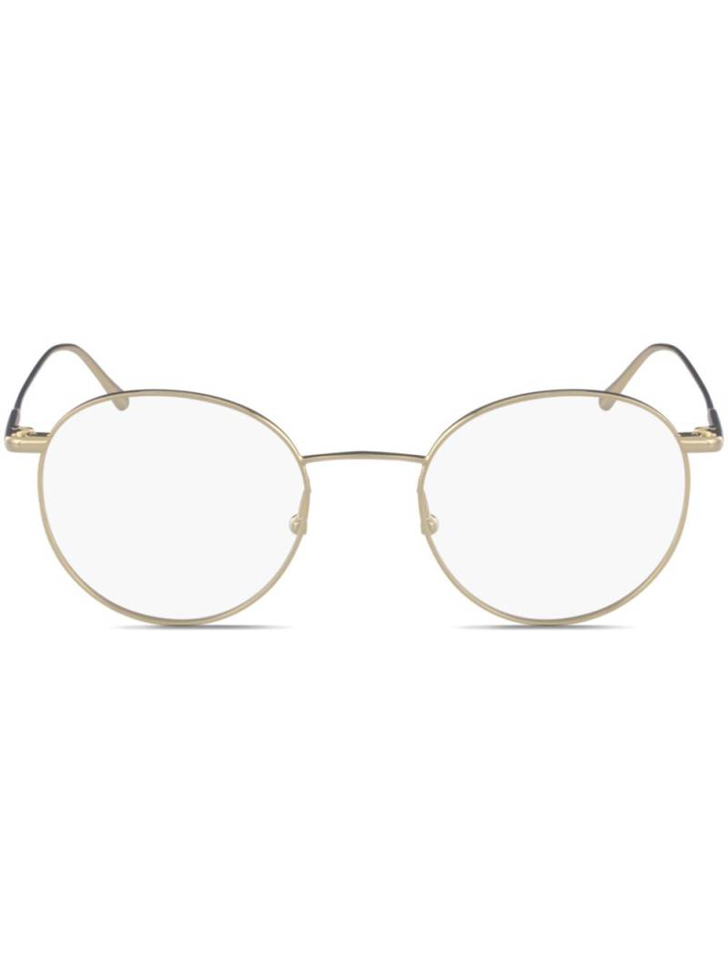 Calvin Klein round-frame glasses - Gold von Calvin Klein