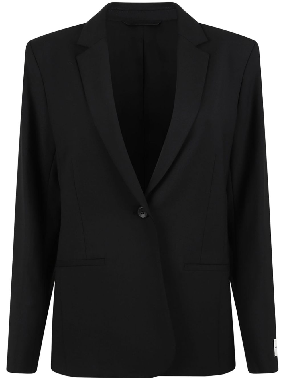 Calvin Klein single-breasted blazer - Black von Calvin Klein