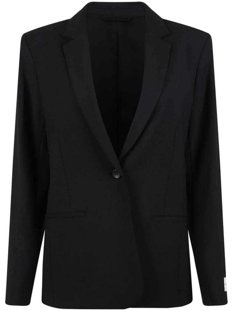 Calvin Klein single-breasted blazer - Black von Calvin Klein