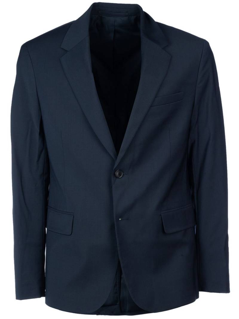 Calvin Klein single-breasted blazer - Blue von Calvin Klein