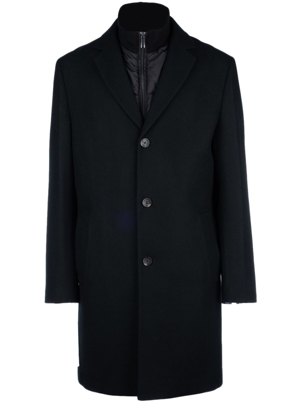 Calvin Klein single-breasted coat - Black von Calvin Klein