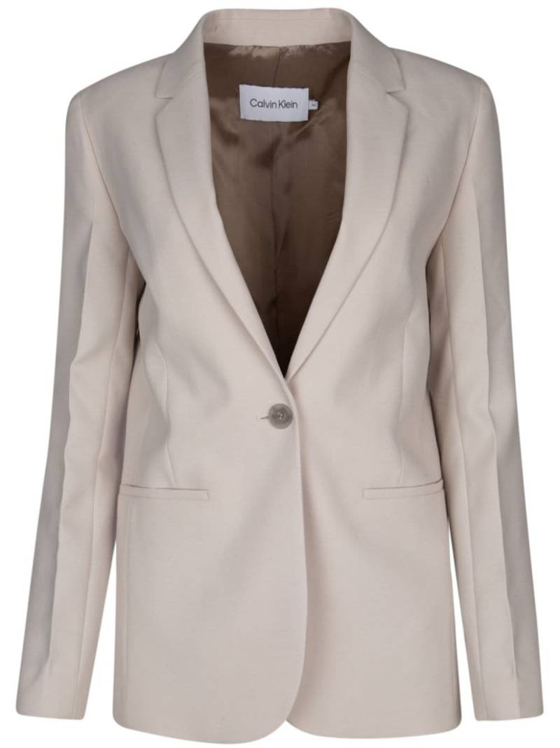 Calvin Klein single button blazer - Neutrals von Calvin Klein