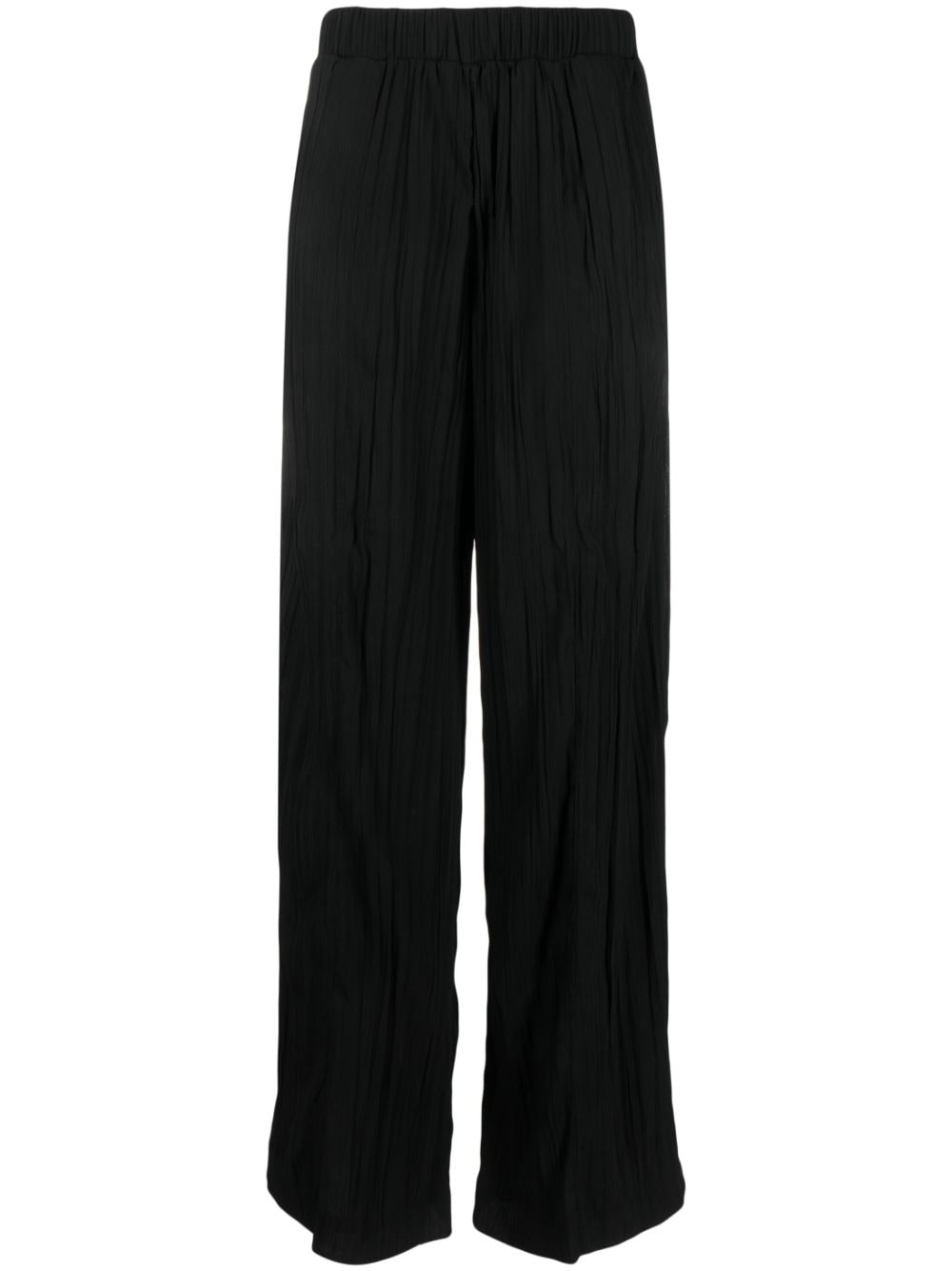 Calvin Klein straight-leg plissé trousers - Black von Calvin Klein