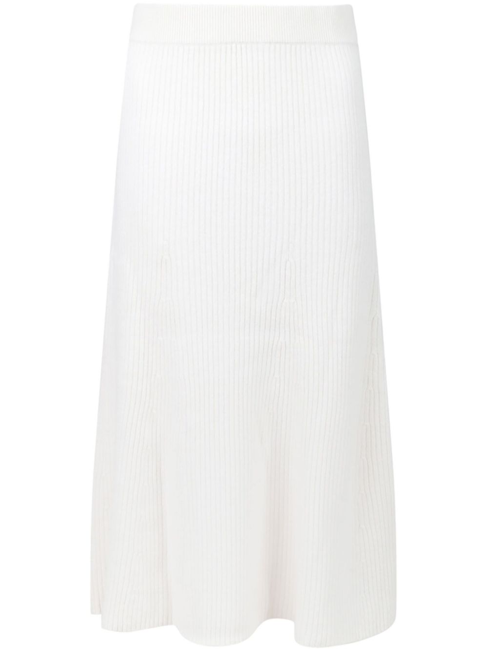 Calvin Klein wool midi skirt - White von Calvin Klein