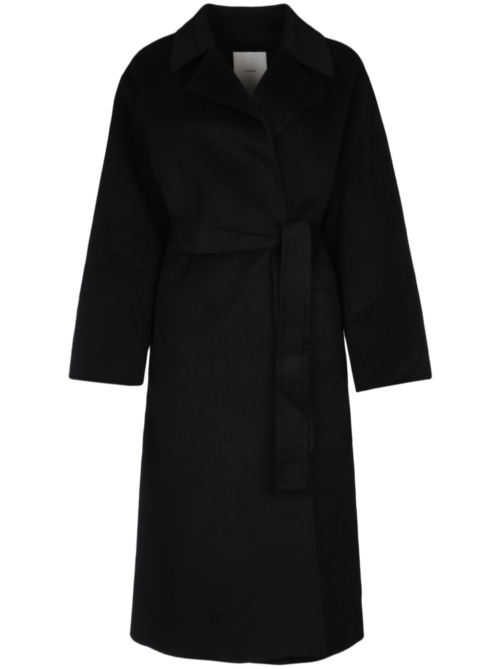 Calvin Klein wrap-design coat - Black von Calvin Klein