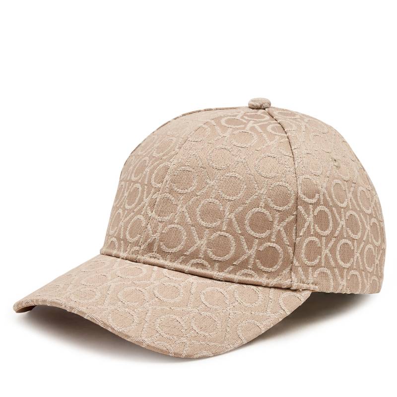 Cap Calvin Klein Monogram Jacquard K60K612032 Beige von Calvin Klein