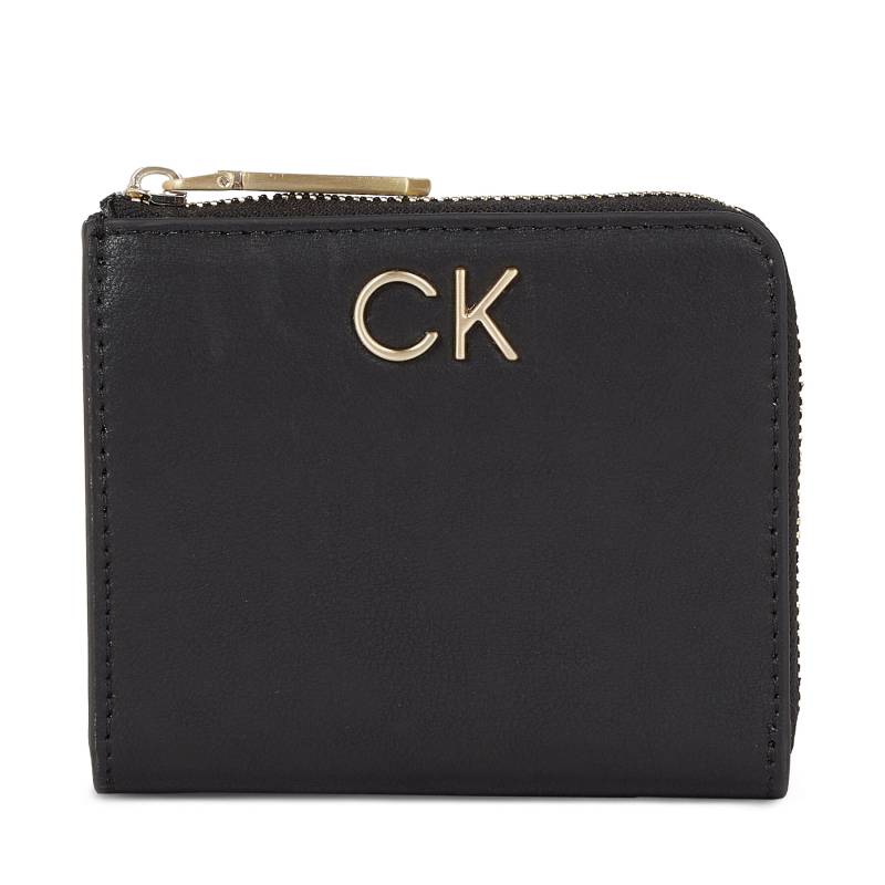 Damen Geldbörse Calvin Klein Re-Lock Za Wallet Sm K60K611097 Schwarz von Calvin Klein