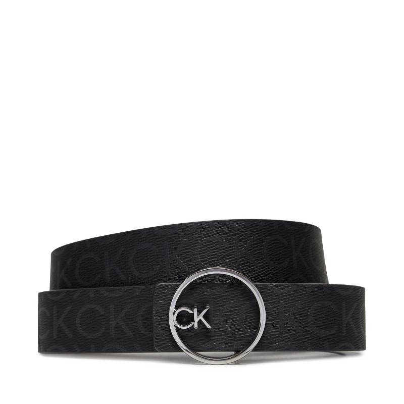 Damengürtel Calvin Klein Ck Buckle Reversible Belt 3Cm K60K612359 Schwarz von Calvin Klein