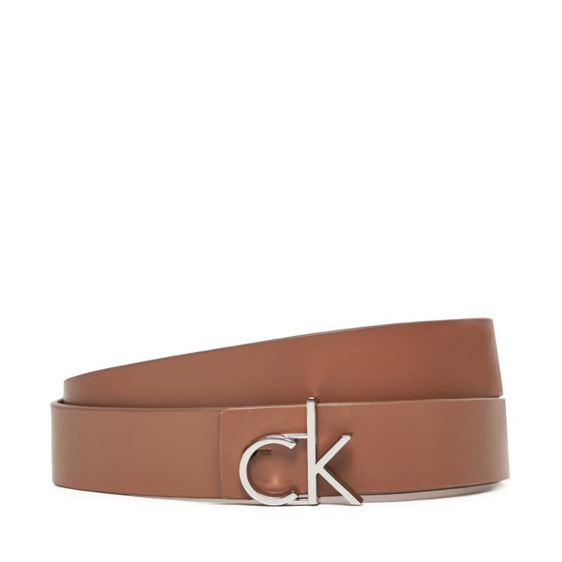 Damengürtel Calvin Klein Ck Logo Reversible Belt 3.0 K60K613074 Braun von Calvin Klein