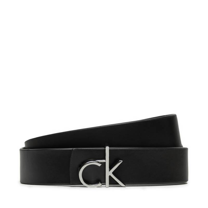 Damengürtel Calvin Klein Ck Logo Reversible Belt 3.0 K60K613074 Schwarz von Calvin Klein