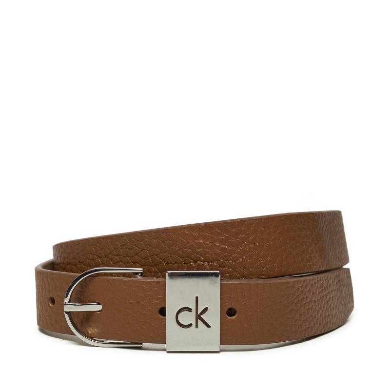 Damengürtel Calvin Klein Ck Loop Thin Round Buckle 2.5 K60K612856 Braun von Calvin Klein