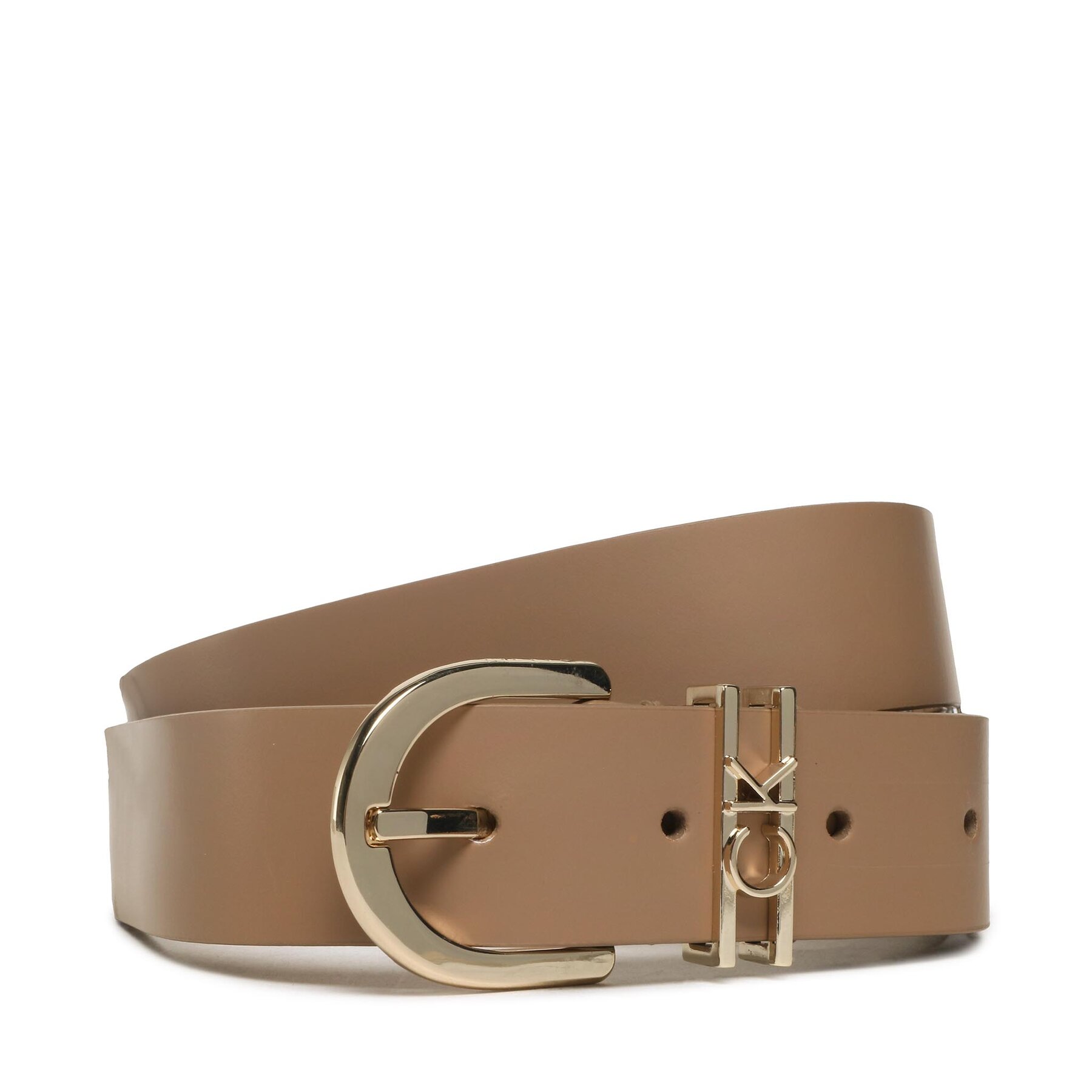 Damengürtel Calvin Klein Ck Must Ck Loop Belt 30mm K60K610387 Beige von Calvin Klein